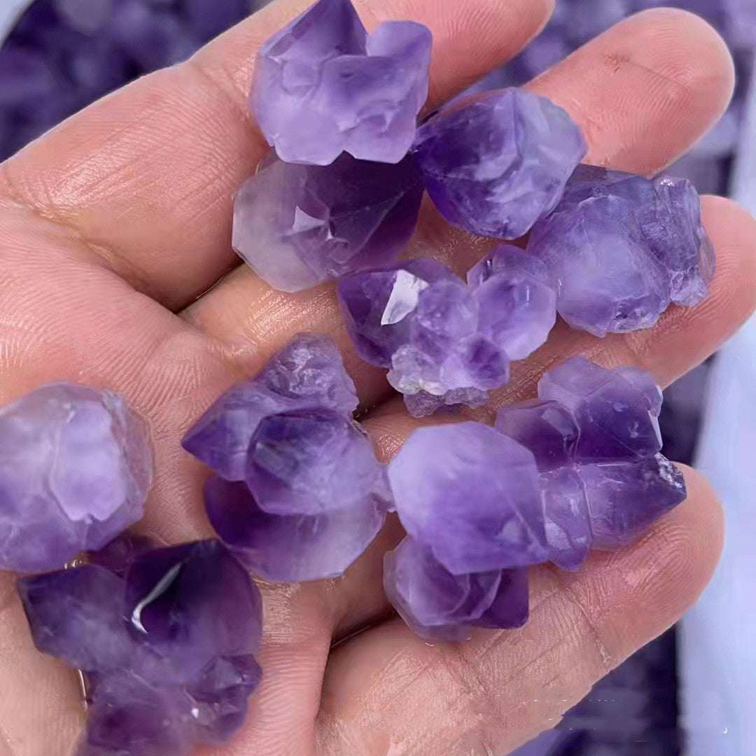 Natural Amethyst Craft Ornament Fish Tank Decoration Raw Stone