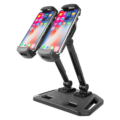 Desktop Double Stand: Aluminum Alloy Support Frame