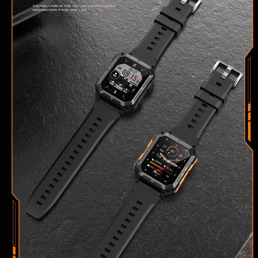 The Intelligent Bluetooth Call Three-Prevention Outdoor Waterproof Watch.