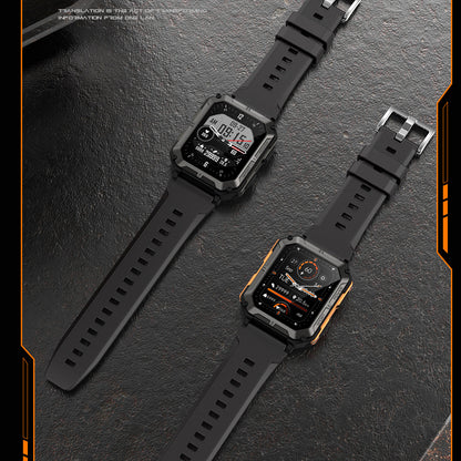 The Intelligent Bluetooth Call Three-Prevention Outdoor Waterproof Watch.