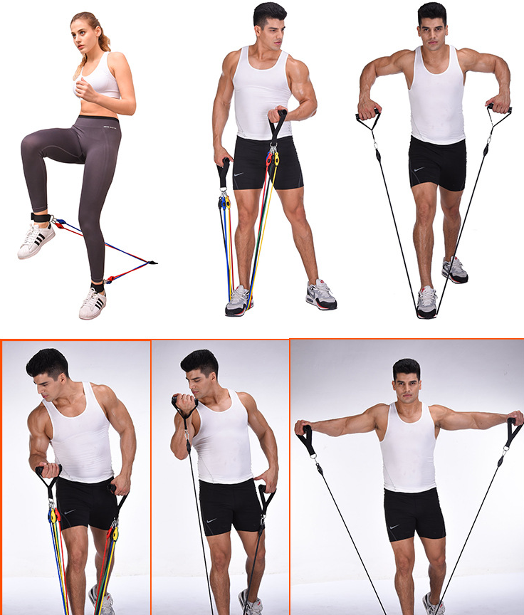 Portable fitness string