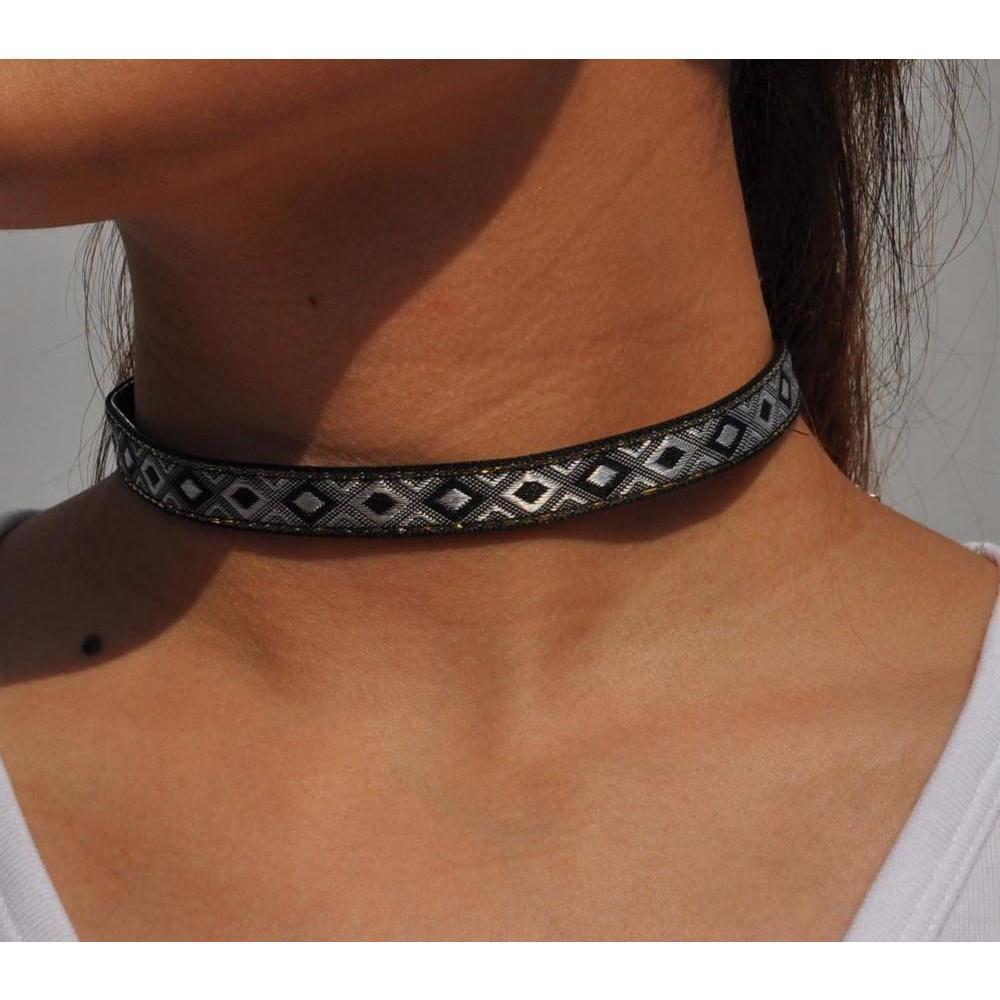 Embroidery  Bohemia Choker Necklace