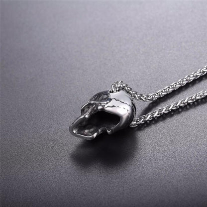 Stainless Steel Skull Necklace