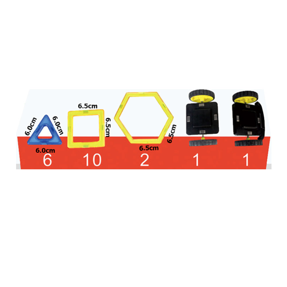 Large Size Magnetic Designer Set, Building Construction Toy Set, Magnet, Educational Toys for Kids