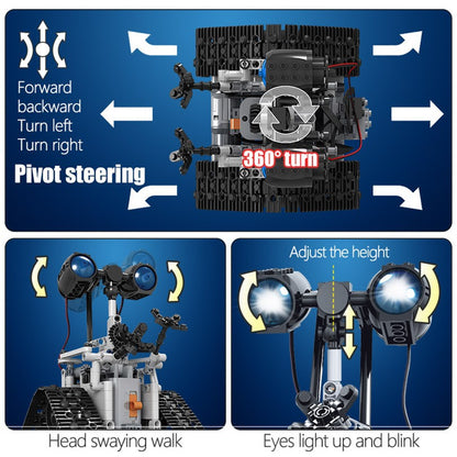 Robot for block buildings toy for the development of construction skills