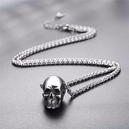 Stainless Steel Skull Necklace