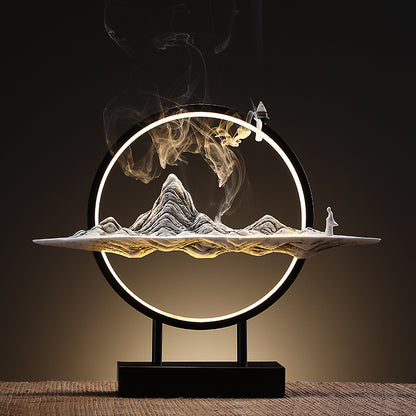 Creative Chinese Backflow Incense Burner Office Home Desktop Decoration