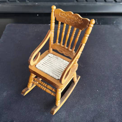 Rocking chair for knitting - mini furniture