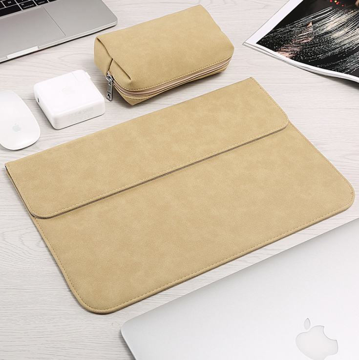 Matte material computer bag for MacBook type computers