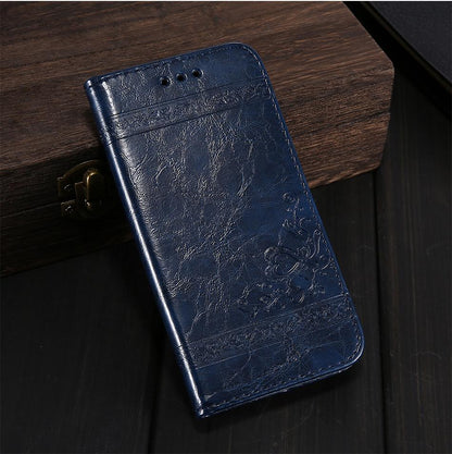 Apple, Luxury Retro Leather Cover Flip Case For iPhone/ Samsung Galaxy