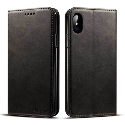 Retro Calfskin Phone Holster Flip Protective Cover