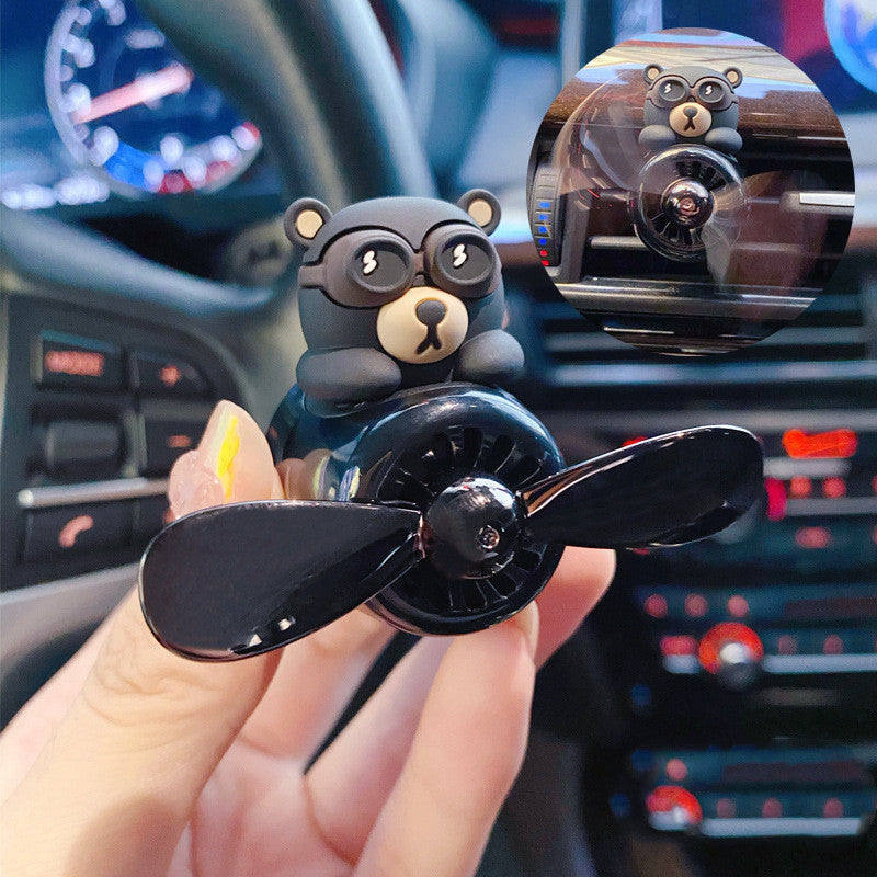 Aviator Bears: Car Air Outlet Aromatherapy Ornaments