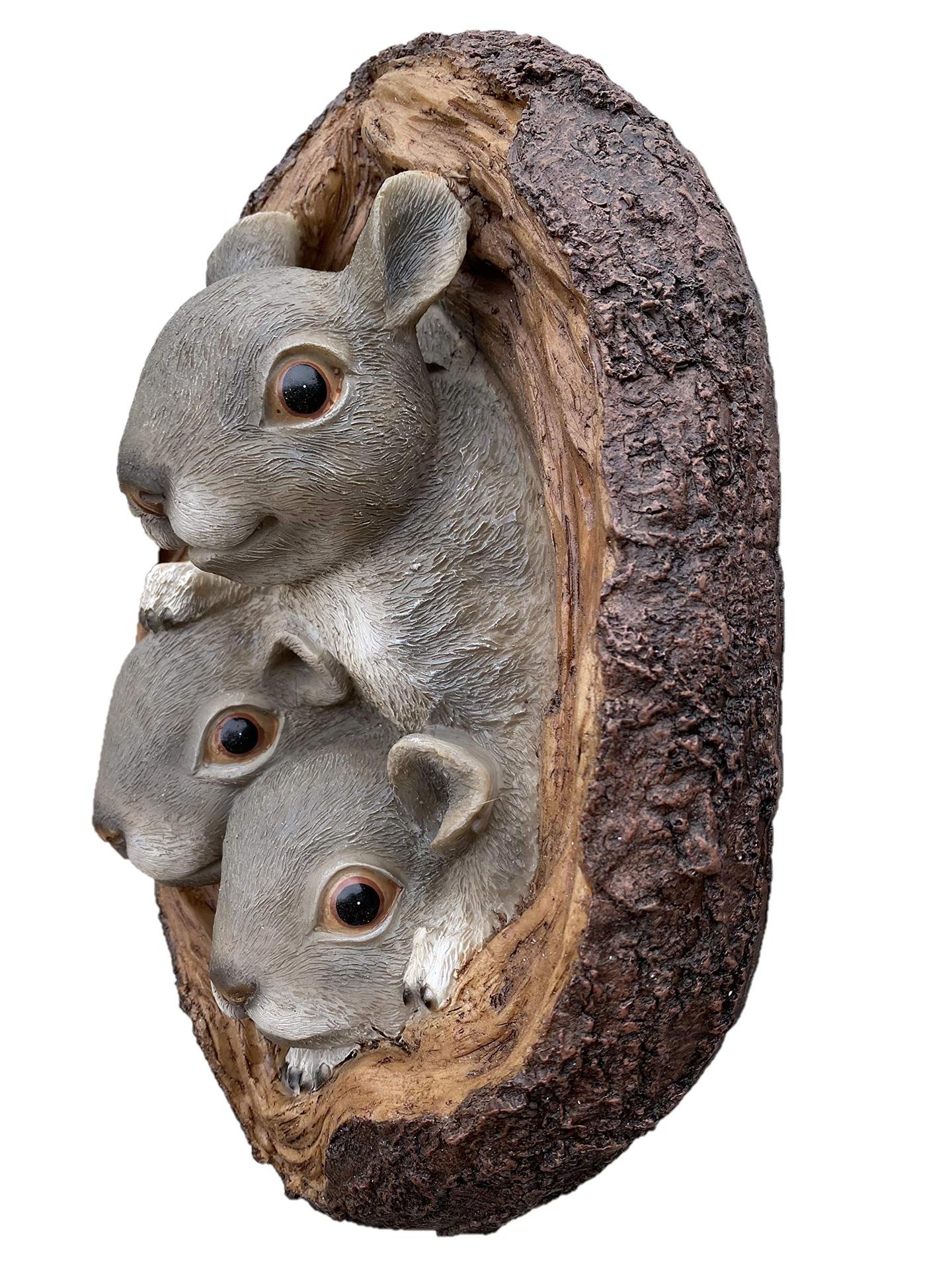 Cartoon Squirrel Statue Garden Decoration