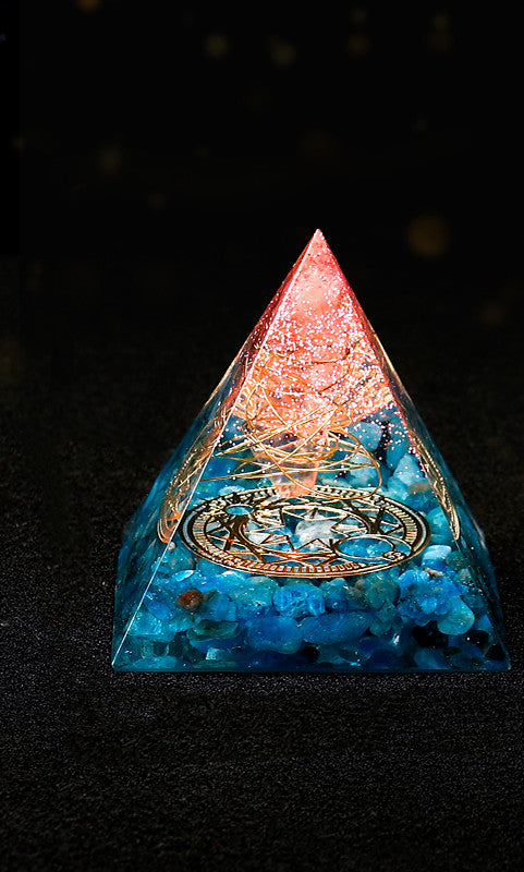 Natural Crystal Pyramid Ornaments, Transfers Happy Spiritual Ogan, High Frequency Healing Energy Towers