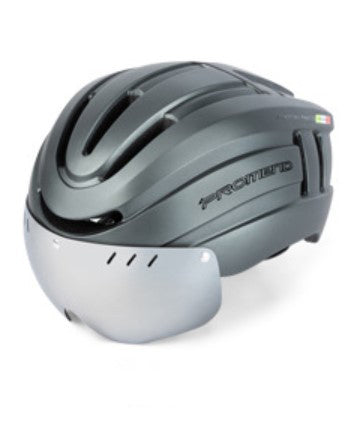 Mountain bike helmet with LED