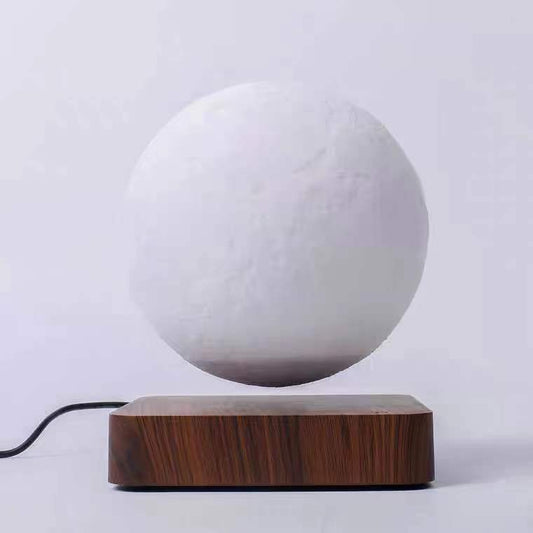 Magnetic levitation table lamp: moon