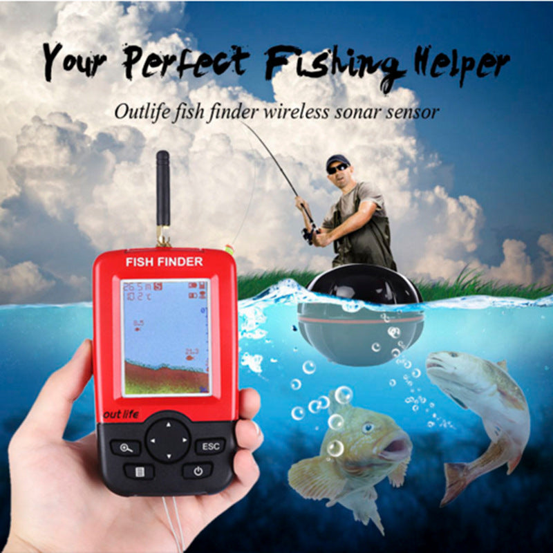 Fish Detector Wireless Sonar Underwater Visual High Definition Fishing Detector Mobile Phone Ultrasonic Fish