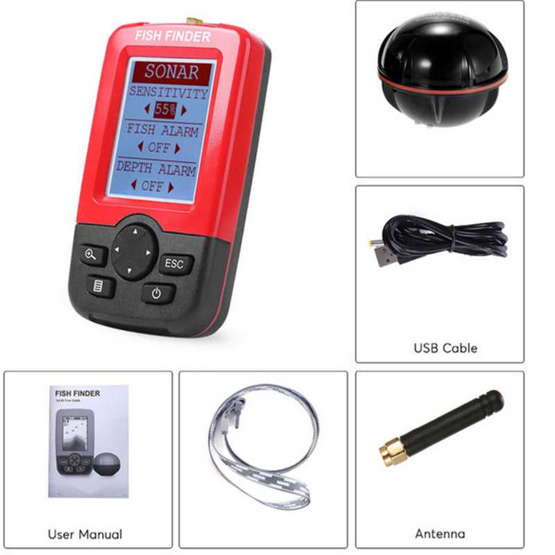 Fish Detector Wireless Sonar Underwater Visual High Definition Fishing Detector Mobile Phone Ultrasonic Fish