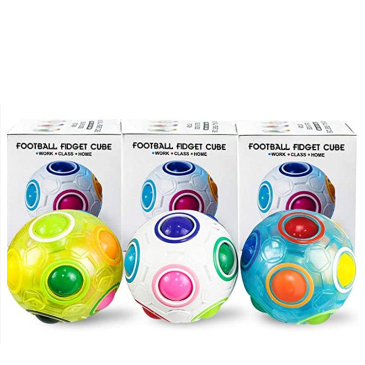 Anti-stress cube rainbow ball, Puzzle, toy for children