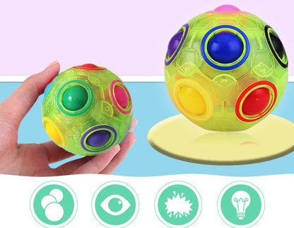 Anti-stress cube rainbow ball, Puzzle, toy for children