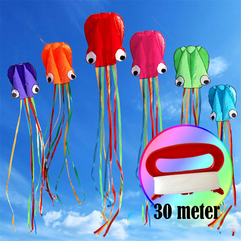 3D 4M Large Octopus Kite entertaining outdoor toy