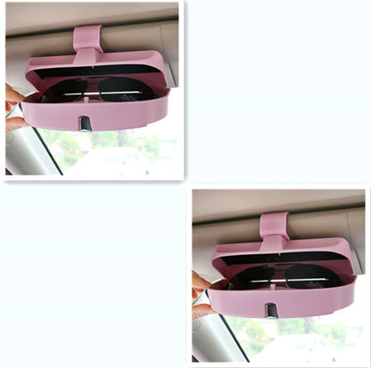 Car Glasses Case: Sun Visor Clip for Bills and Eyeglasses