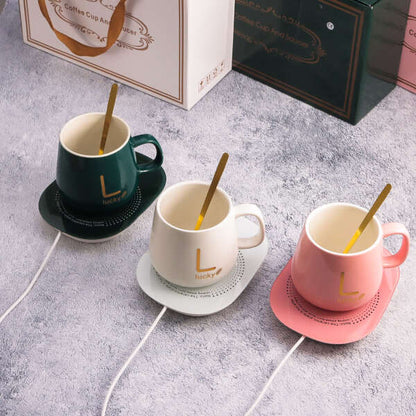 Luxury Cup and Heater Set