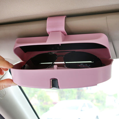 Car Glasses Case: Sun Visor Clip for Bills and Eyeglasses