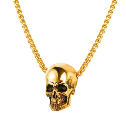 Stainless Steel Skull Necklace