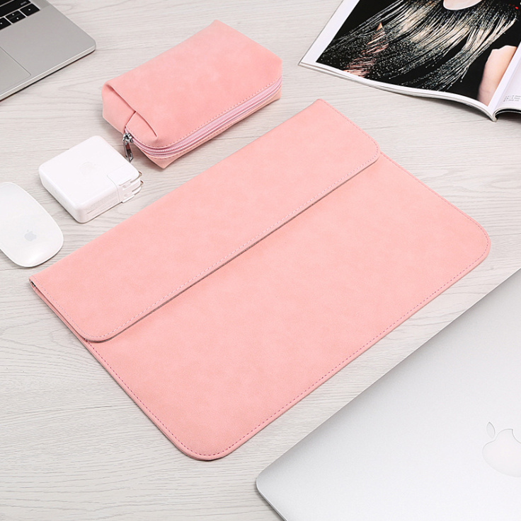 Matte material computer bag for MacBook type computers