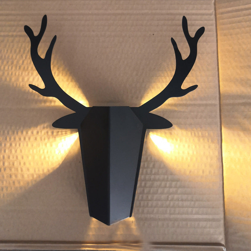 Decorative living room wall lamp Deer