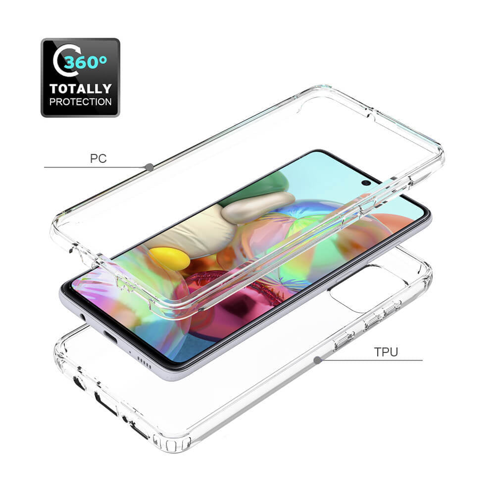 Transparent anti-drop phone case