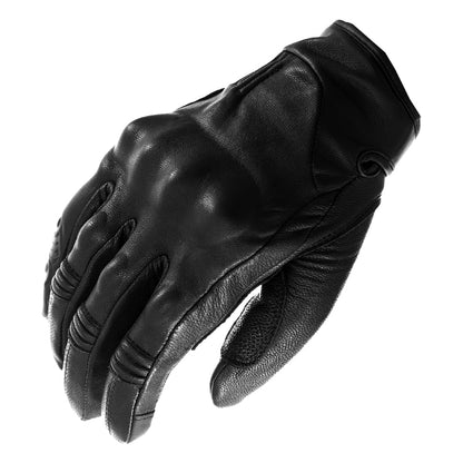 Motorcycle leather gloves.