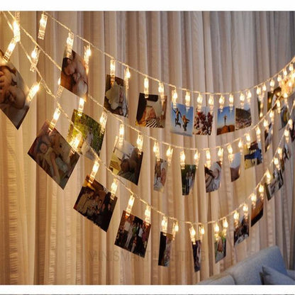 LED Clip String Lights for Photos