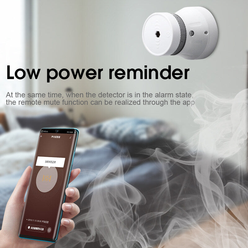 Intelligent Fire Smoke Detector APP Notification