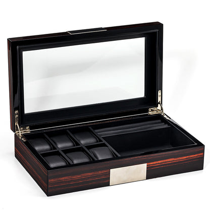 Watch storage box ebony exquisite classical storage