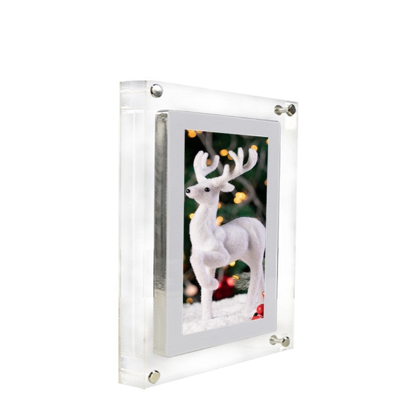 7-inch Transparent Acrylic Digital Photo Frame Video Player