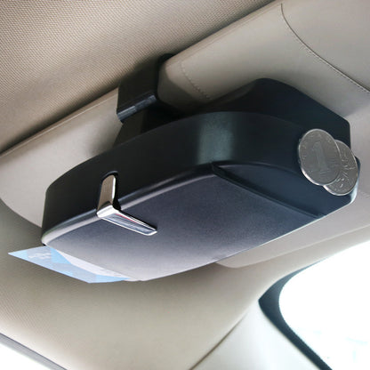 Car Glasses Case: Sun Visor Clip for Bills and Eyeglasses