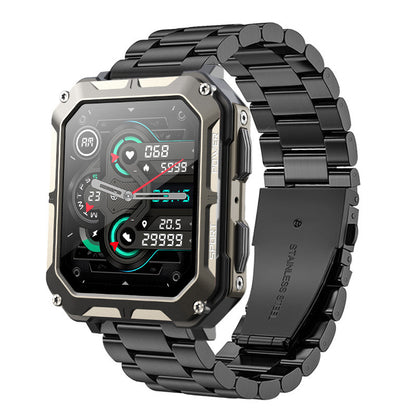 The Intelligent Bluetooth Call Three-Prevention Outdoor Waterproof Watch.