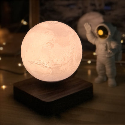 Magnetic levitation table lamp: moon