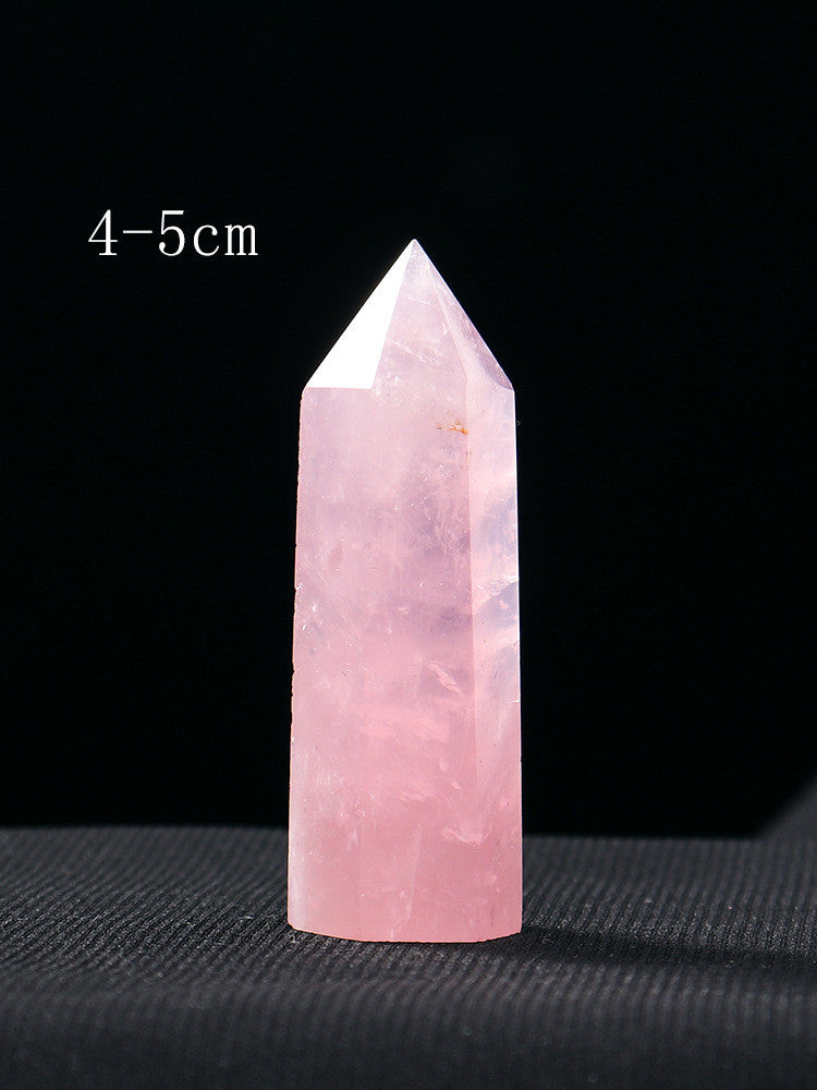 Natural Crystal Pillar Hexagonal Raw Stone Energy Household Decoration