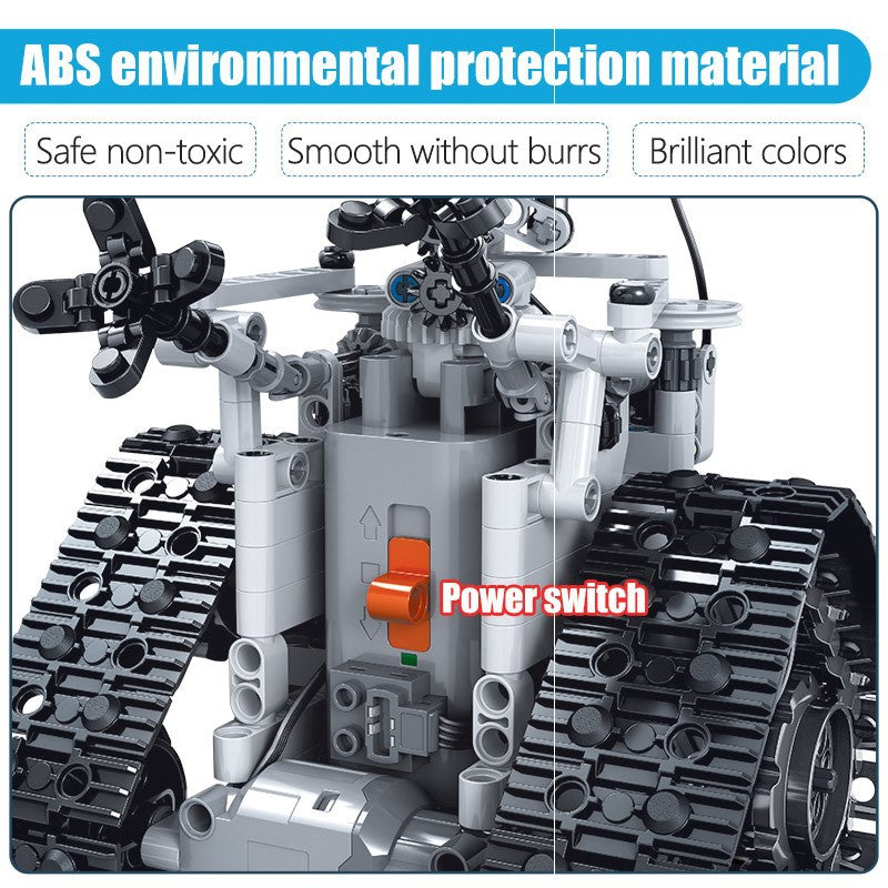 Robot for block buildings toy for the development of construction skills