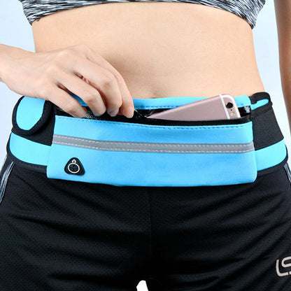 Fitness Waist Bag: Slim Running Belt for Hiking, Cycling, Workout, and Sports