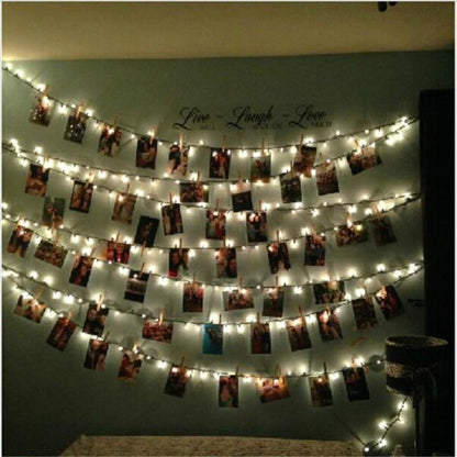 LED Clip String Lights for Photos