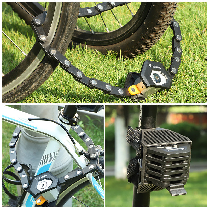 Electric Bicycle Chain Folding Lock