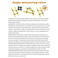 Multi-functional square ruler