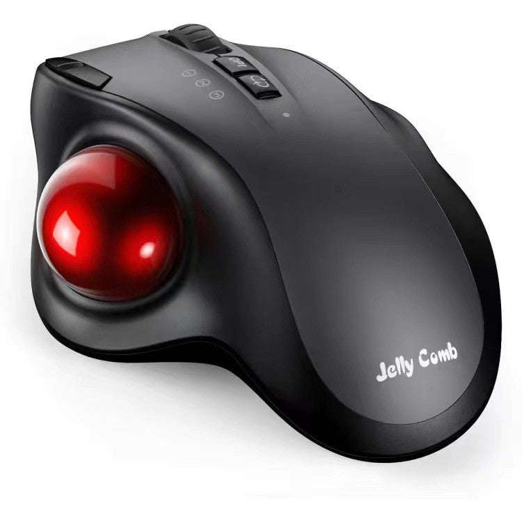 Wireless Trackball Mouse Rechargeable 2.4G Bluetooth Dual-mode Luminous Mouse