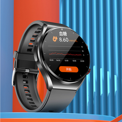 The E09 Smart Watch with ECG, Blood Oxygen, Body Temperature, and Heart Rate Detection Bracelet.