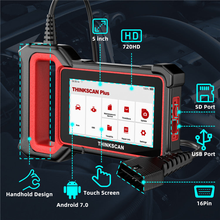 Car Diagnostic Scanner for ABS, SRS, and ECM