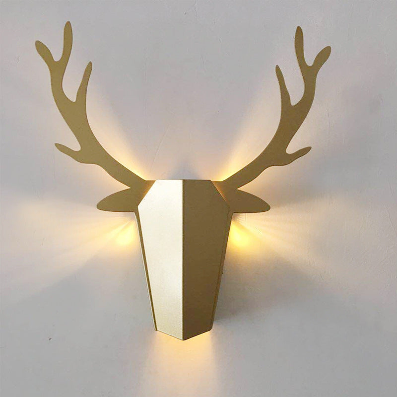 Decorative living room wall lamp Deer